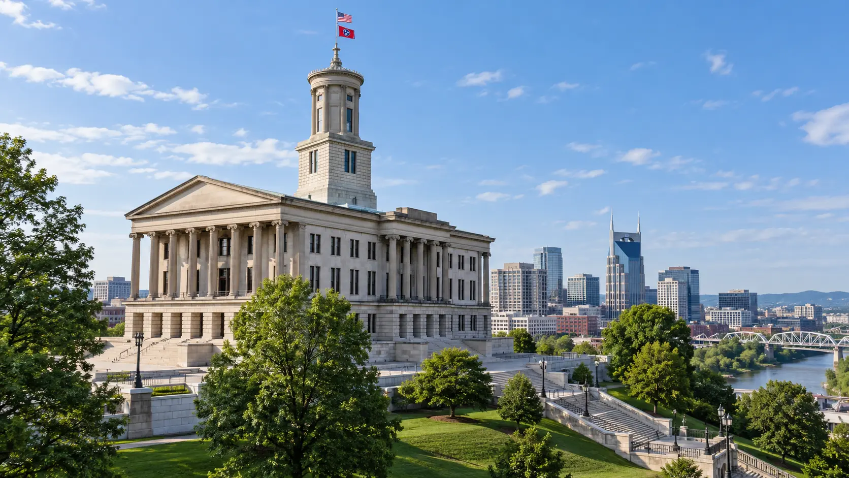 Tennessee State Capitol in Nashville, where lawmakers created a new framework for subterranean transportation projects.
